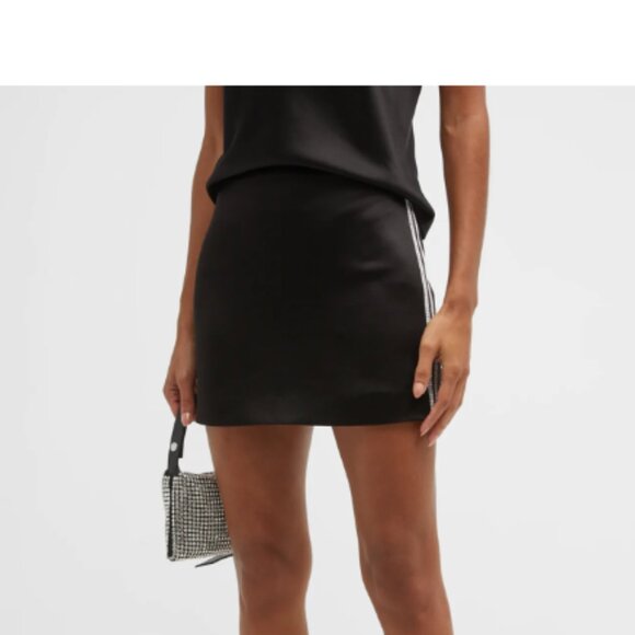 Alice + Olivia Elana Skirt with Crystal Trim - Picture 2 of 8